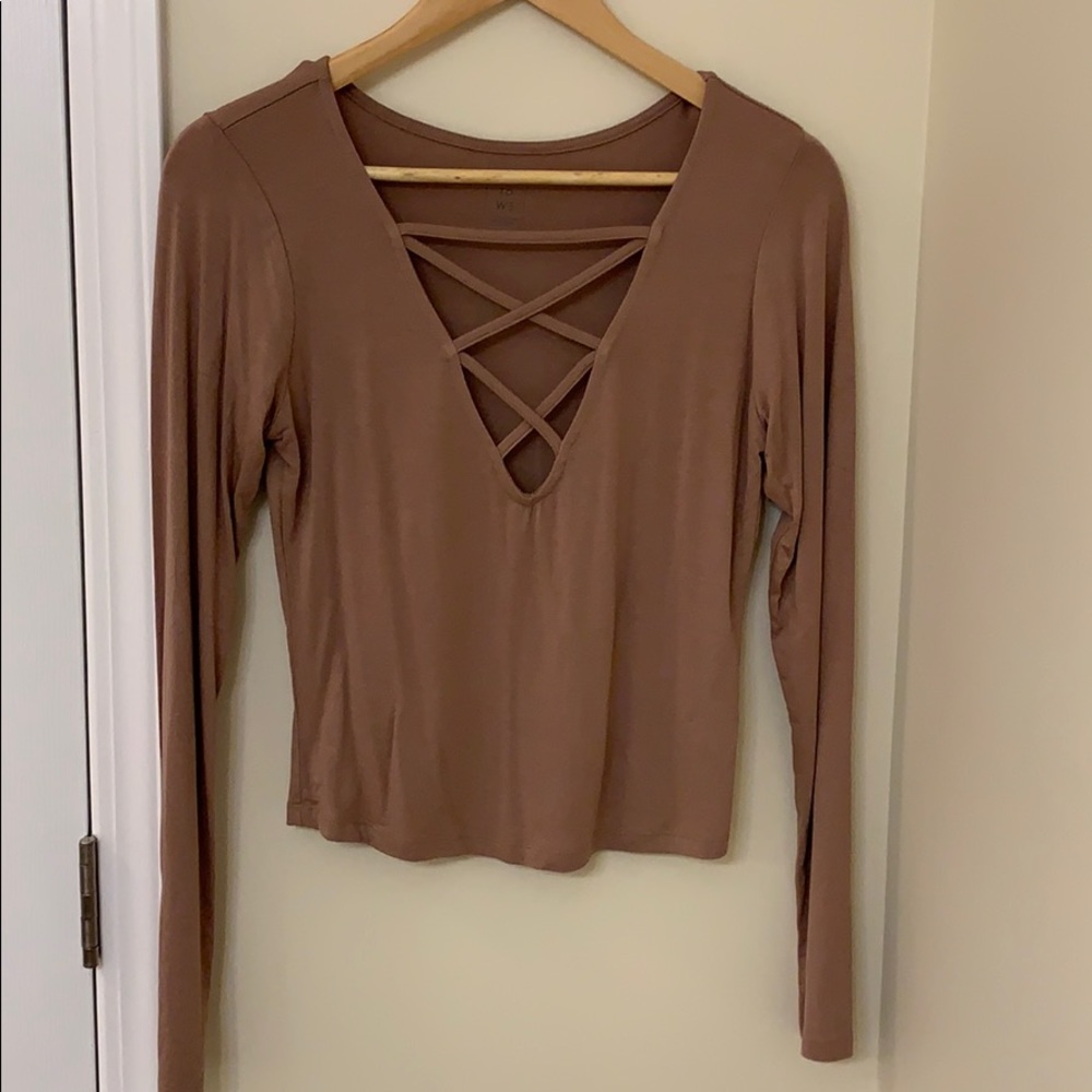 Never worn tan shirt